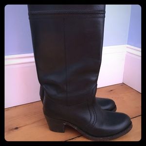 Tall Black Frye Boots